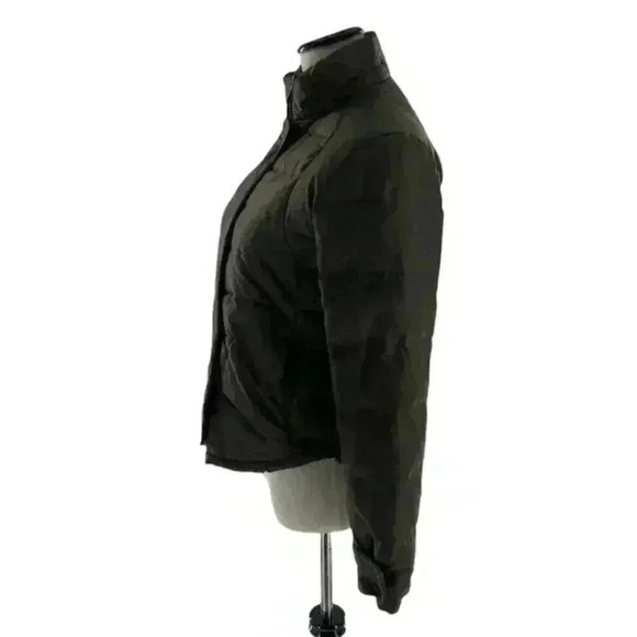Calvin Klein Women's Olive Green Front & Side Zip Down Jacket Size Small - Picture 2 of 10